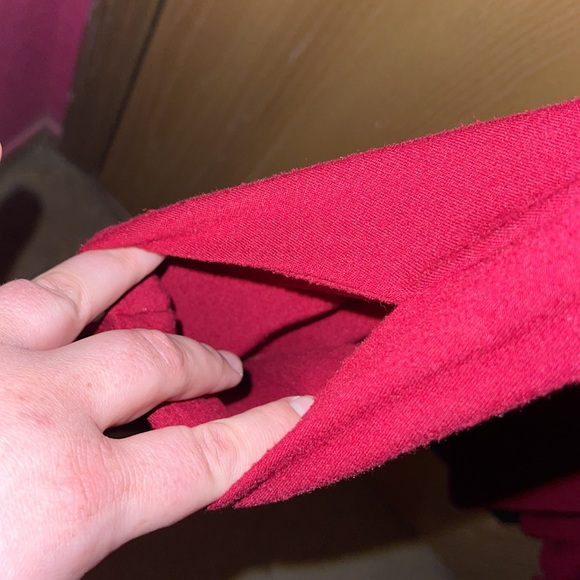 Zenana maroon dress w/pockets - Picture 2 of 3